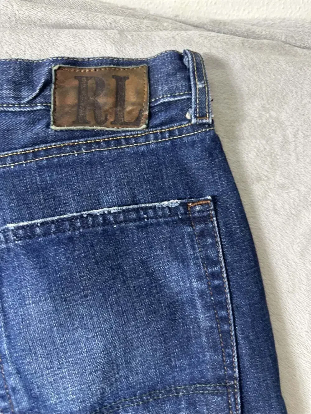 Polo Jeans Co Ralph Lauren Ashmore Original Mens Jeans 38x34 Straight Leg
